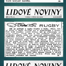 Lidové noviny 7. a 8. května 1926