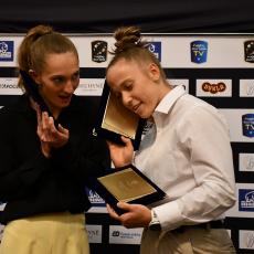 Riegertová Kristýna Ragbistska roku 2024 v kategori U20 a Julie Doležilová Ragbistka roku 2024 jsou obě z Tatry Smíchov